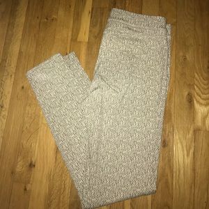 Liverpool Tan and White Patterned Pants Size 8